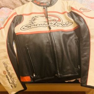 Leather Harley Davidson coat